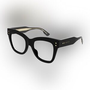 Gucci Black and Gold Women's Glasses